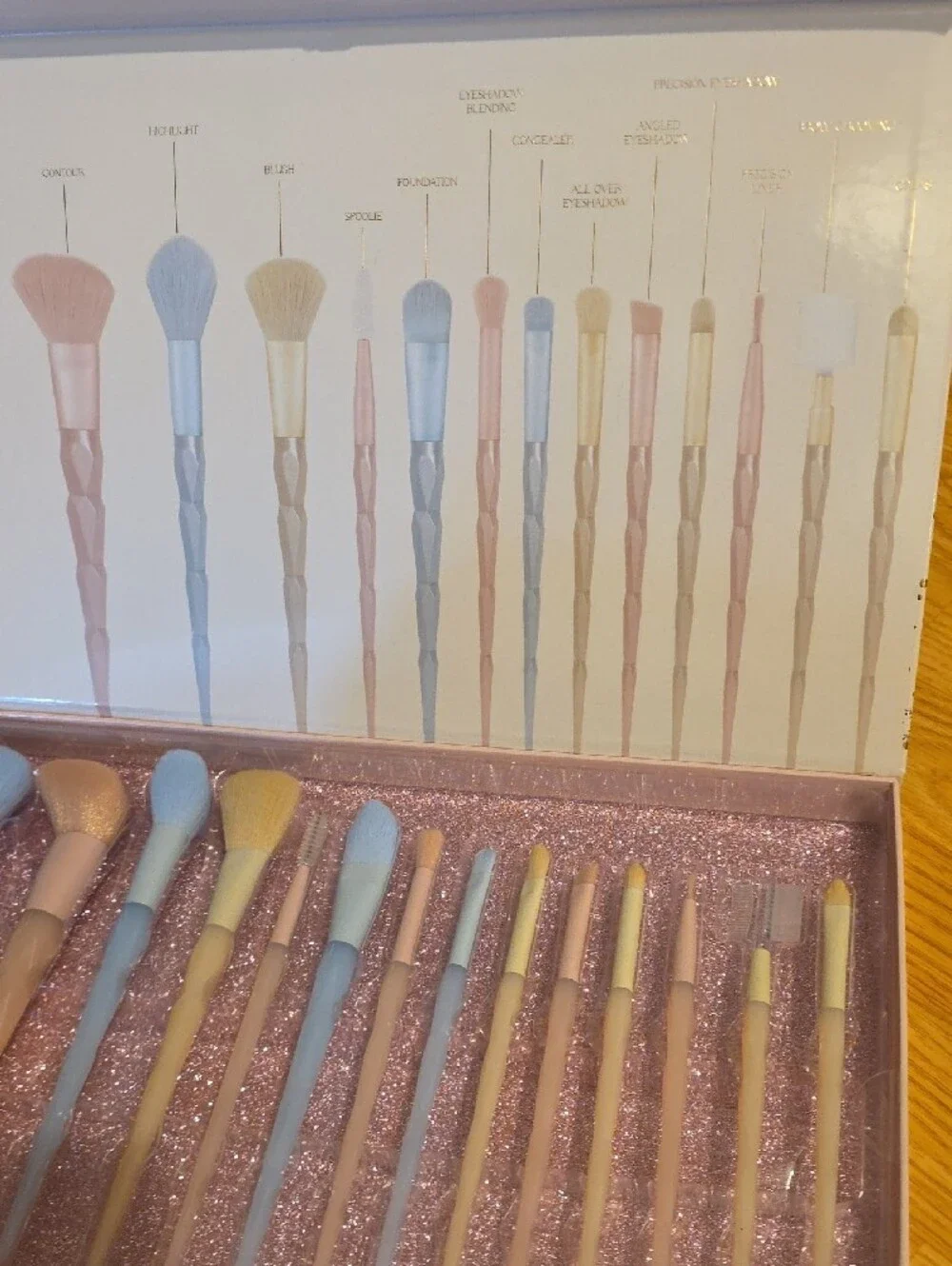 Pastel Essential Brush Set - Multicolor Makeup Brushes
